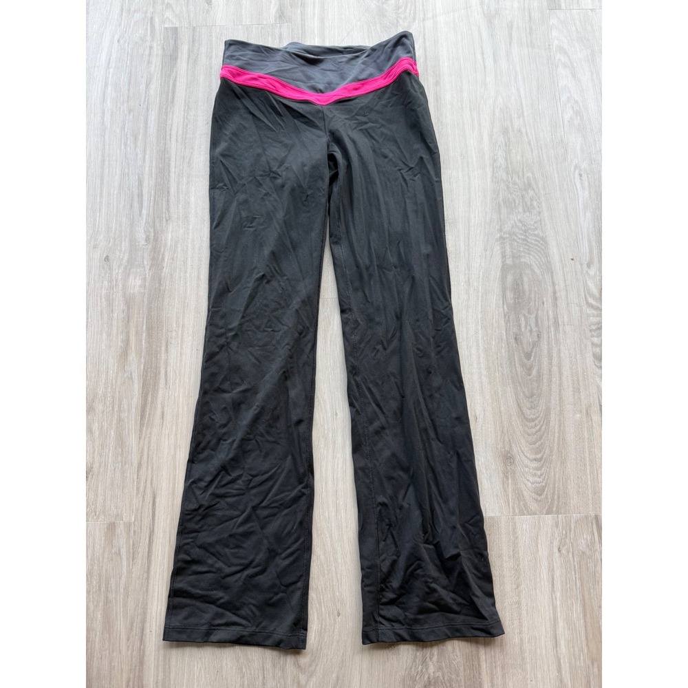 VSX Victoria's Secret Shaping‎ Studio Flare Leggings Yoga Pants S/P Gray Pink